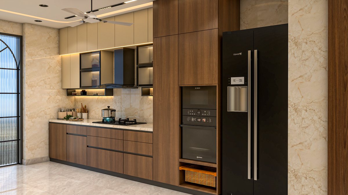 Kitchen counter detail