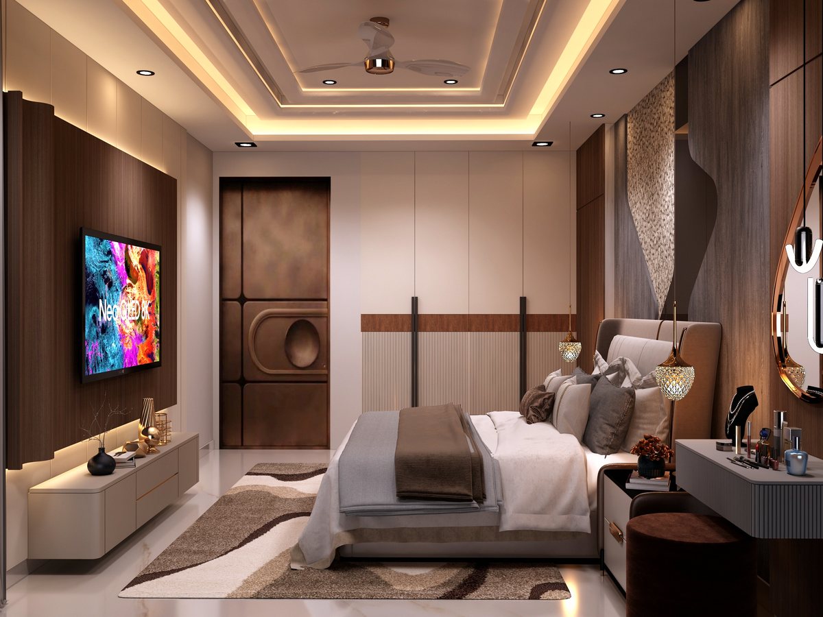 Bedroom one wardrobe and dressing view